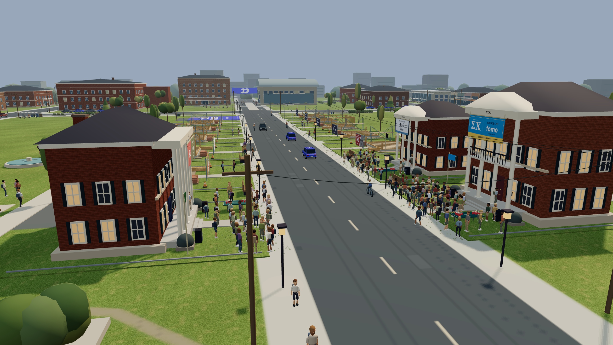 The Greek village from the Fomo Campus website